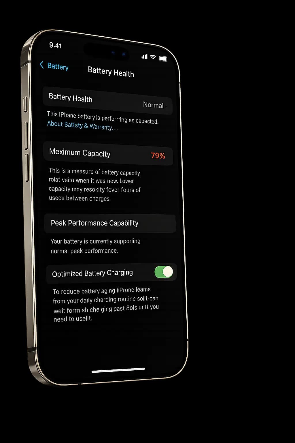 Exhausted battery